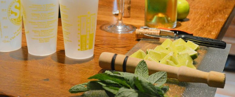 Saujito, la nueva versión del Mojito a base de vino - Entre Cócteles